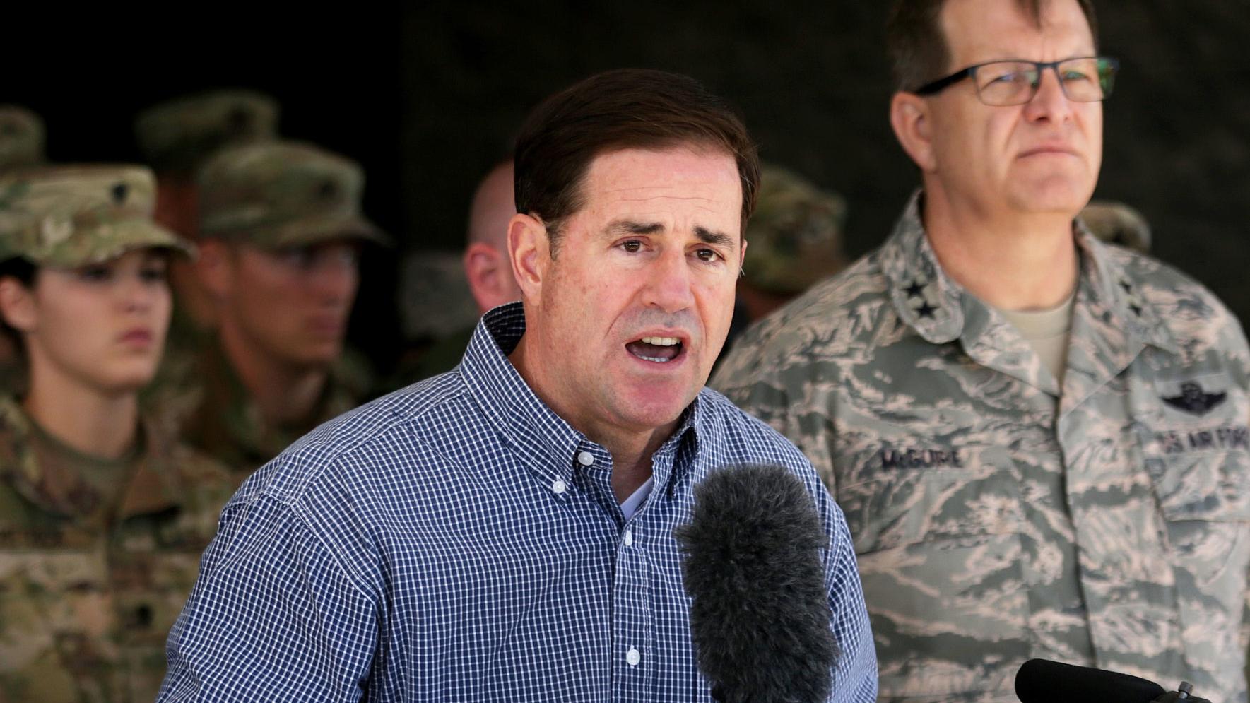 Ducey says border not being militarized as National Guard begins support operations